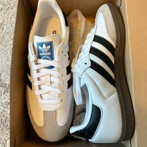 Adidas Men's White and Black Sneakers NIB